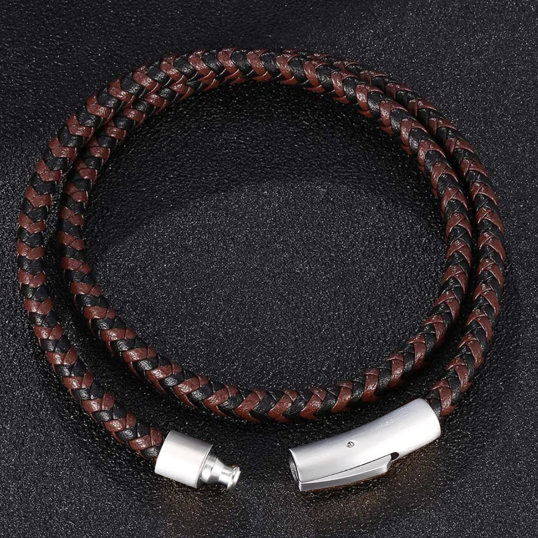 "SILVER ORACLE RED BRAID"