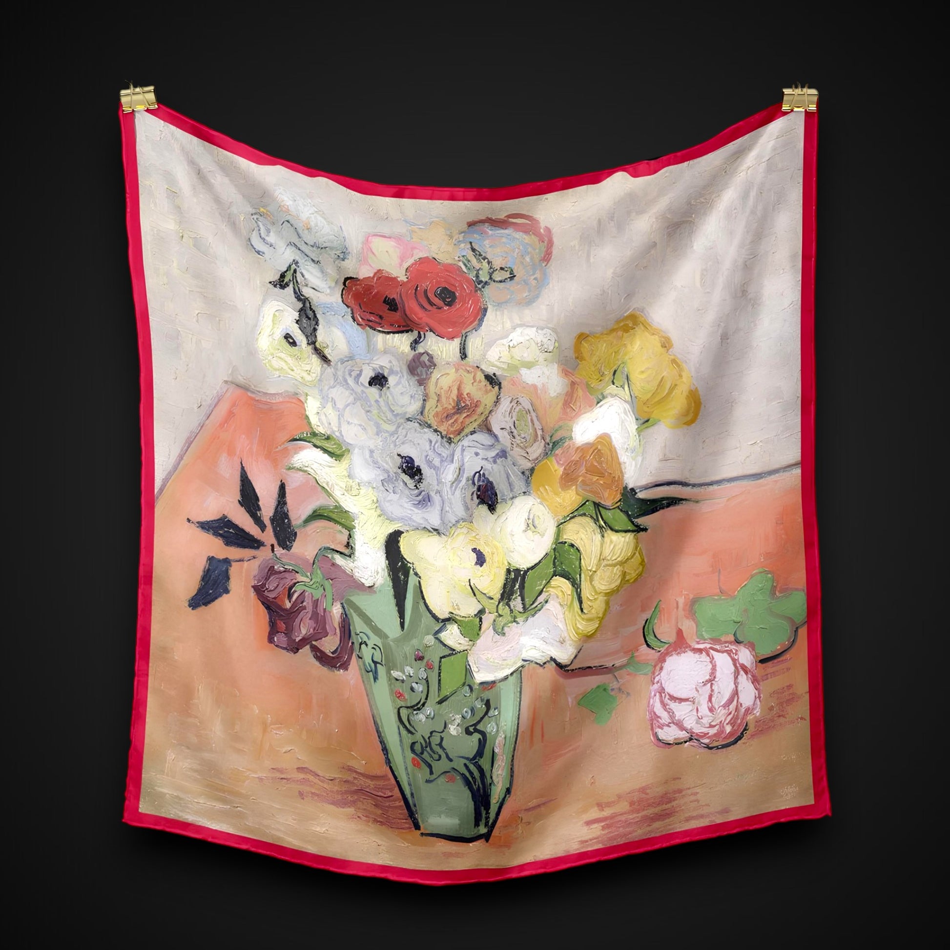 "VAN GOGH VASE WITH CHRYSANTHEMUMS"