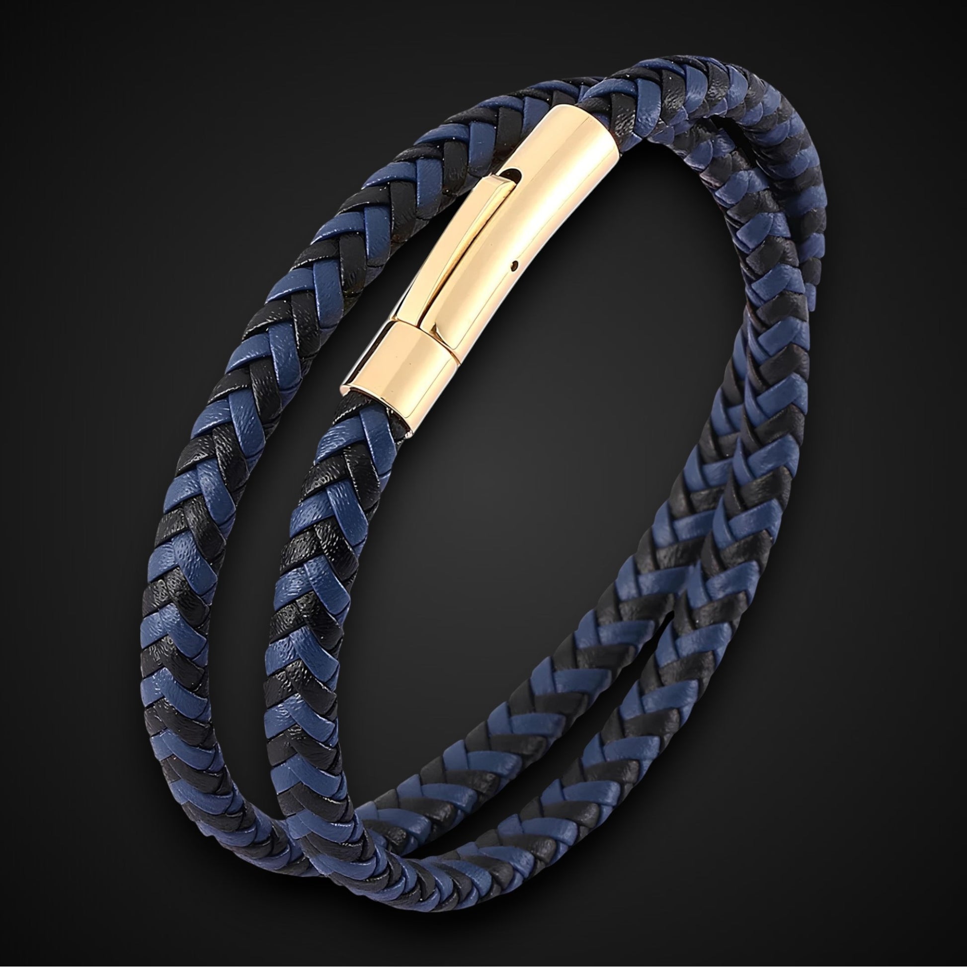 "GOLD ORACLE BLUE BRAID"