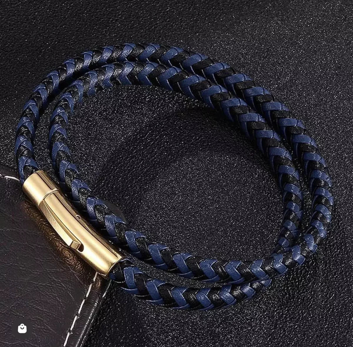 "GOLD ORACLE BLUE BRAID"