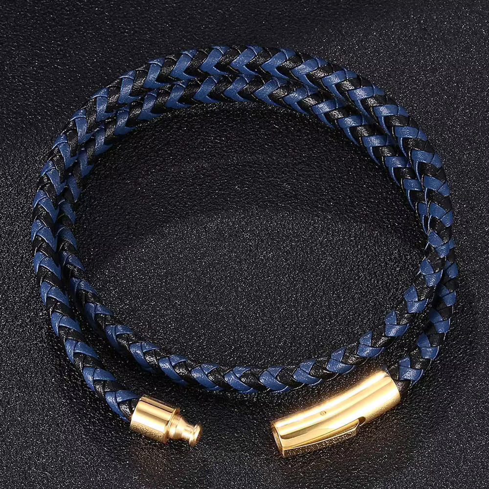 "GOLD ORACLE BLUE BRAID"