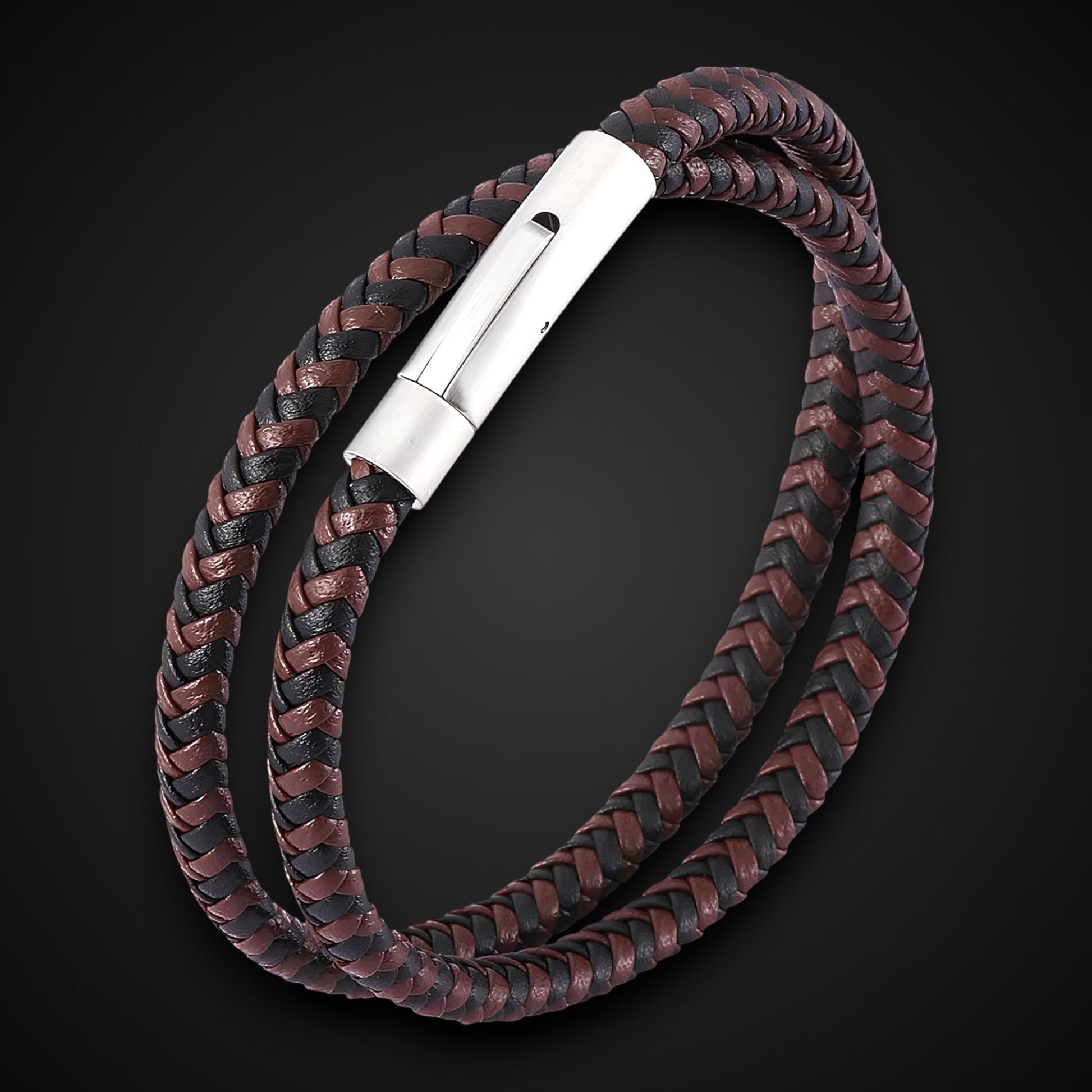 "SILVER ORACLE RED BRAID"