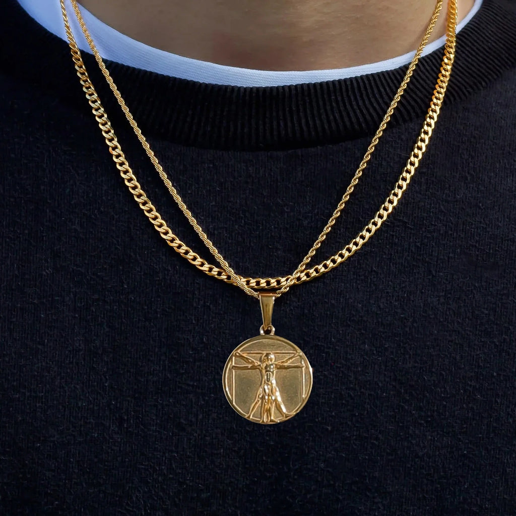 "DA VINCI GOLDEN VITRUVIAN"
